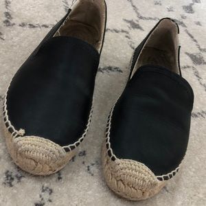 Black Soludos Espadrilles